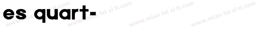 es quart字体转换